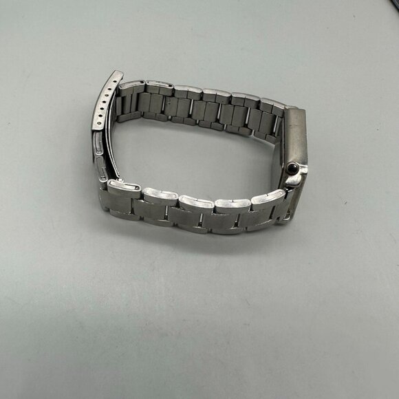 3/$30 J Jill Watch Women Silver Tone Roman Dial Rectangle Case Quartz 7.25" - Picture 6 of 11